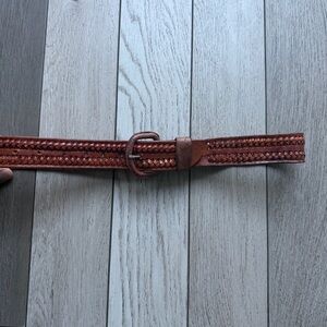 Braided Leather Belt